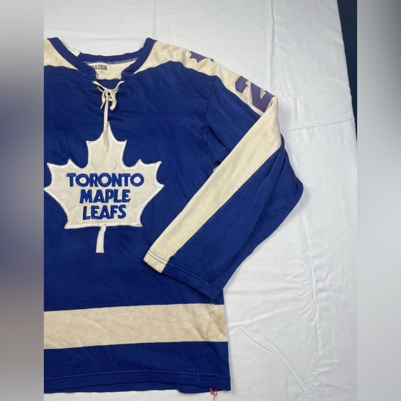 Vtg 1970’s Rare Authentic Toronto Maple Leafs Darryl Sittler Maska Jersey Sz S - Picture 7 of 16
